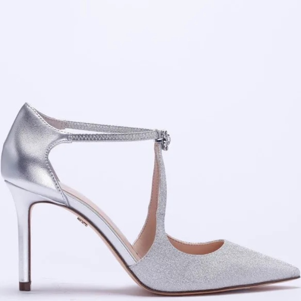 Nina Silver formal heels /shoes size 8.5.